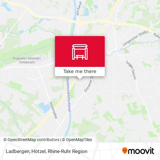 Ladbergen, Hötzel map