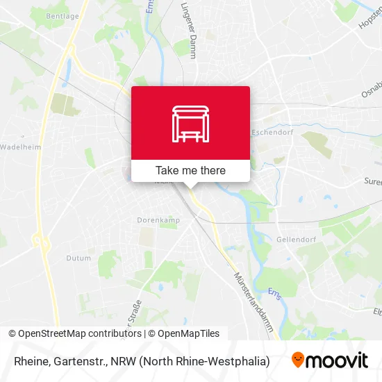 Карта Rheine, Gartenstr.