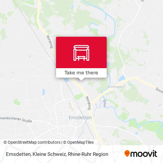 Emsdetten, Kleine Schweiz map