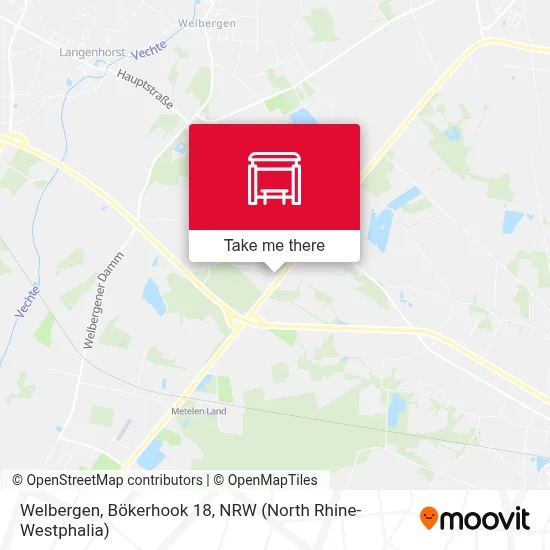 Welbergen, Bökerhook 18 map