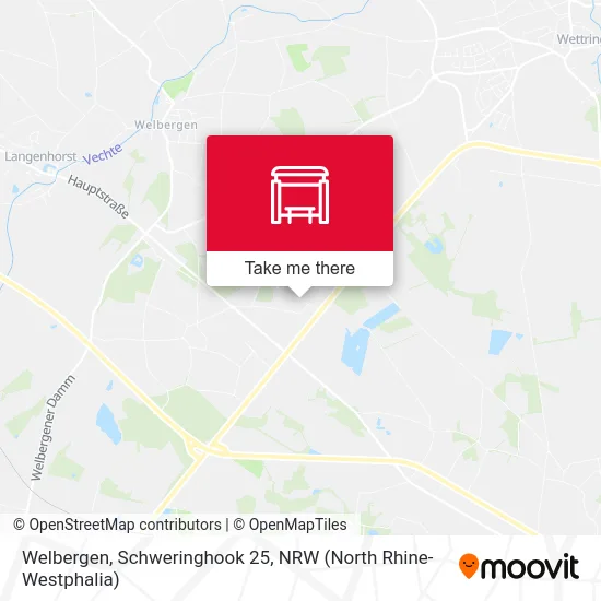 Welbergen, Schweringhook 25 map