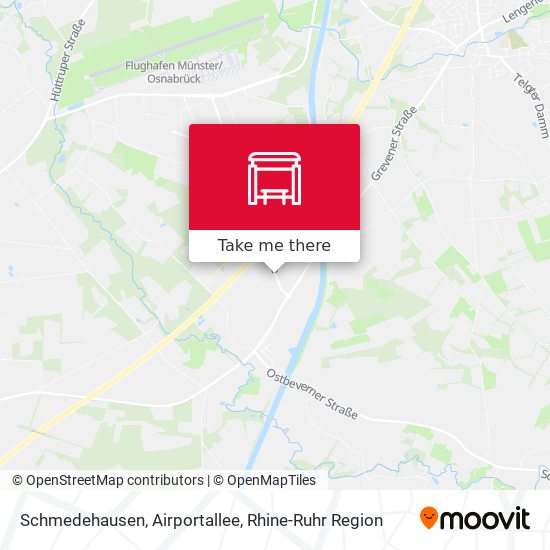 Schmedehausen, Airportallee map