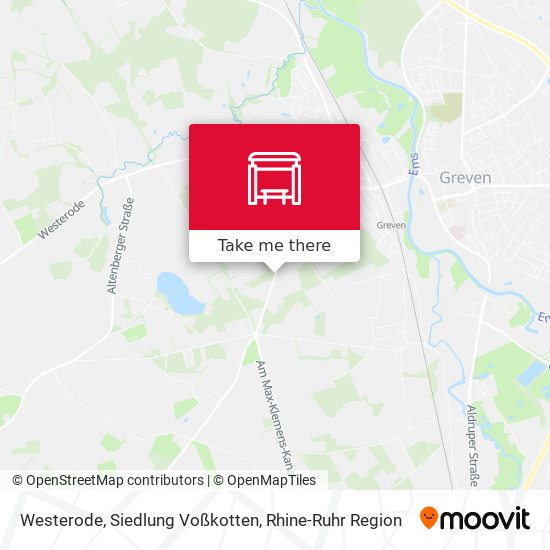 Westerode, Siedlung Voßkotten map