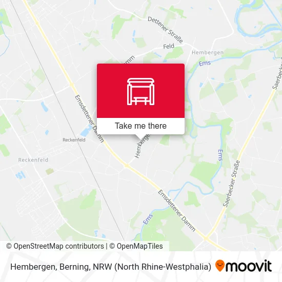 Hembergen, Berning map