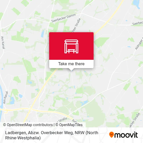 Ladbergen, Abzw. Overbecker Weg map