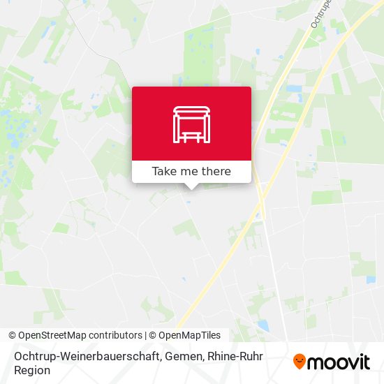 Ochtrup-Weinerbauerschaft, Gemen map