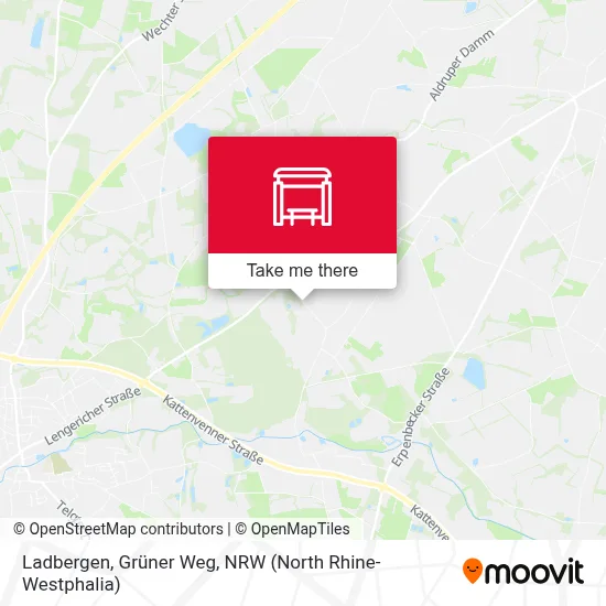 Ladbergen, Grüner Weg map