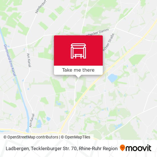Карта Ladbergen, Tecklenburger Str. 70