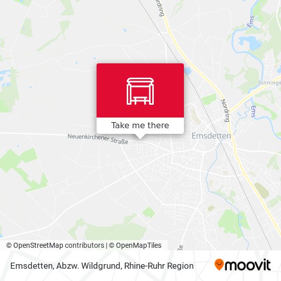 Emsdetten, Abzw. Wildgrund map