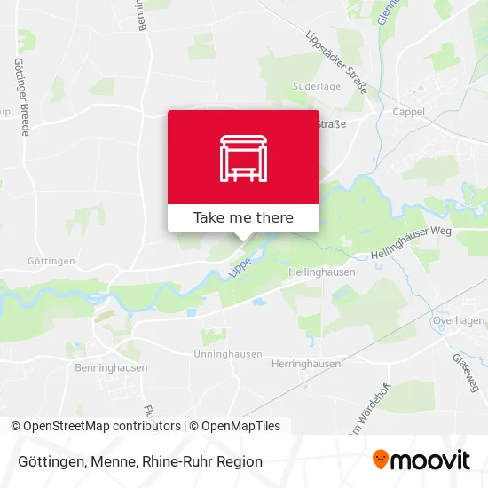 Карта Göttingen, Menne