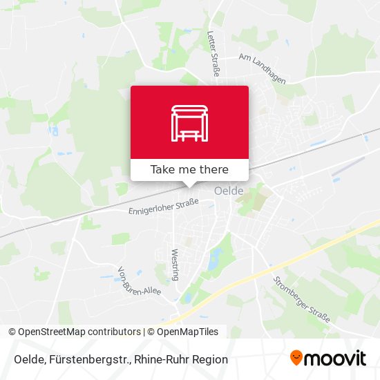 Oelde, Fürstenbergstr. map