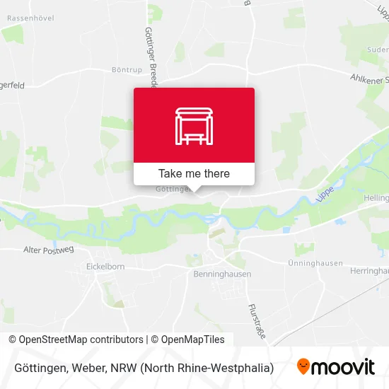 Göttingen, Weber map