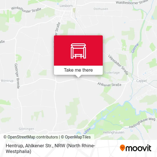 Hentrup, Ahlkener Str. map