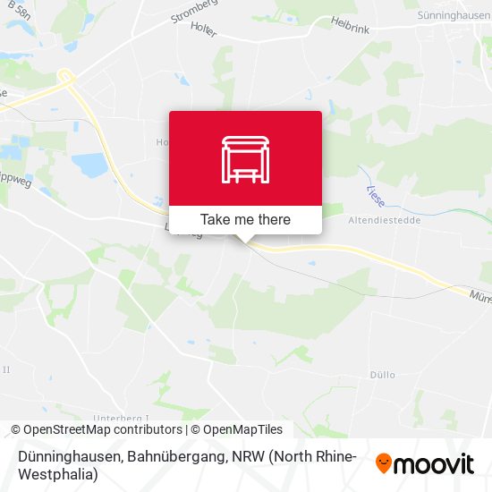 Dünninghausen, Bahnübergang map
