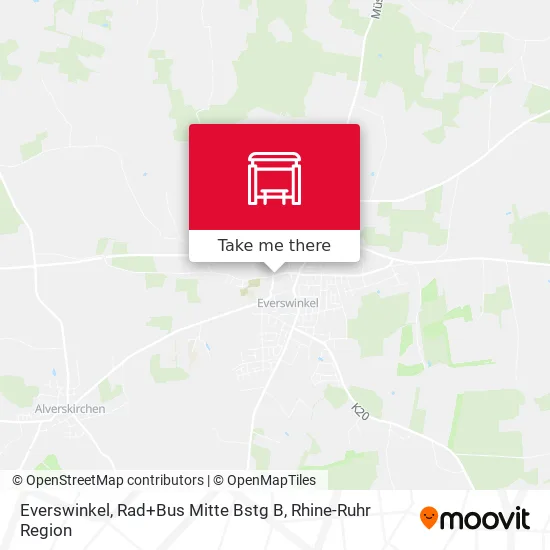 Карта Everswinkel, Rad+Bus Mitte Bstg B