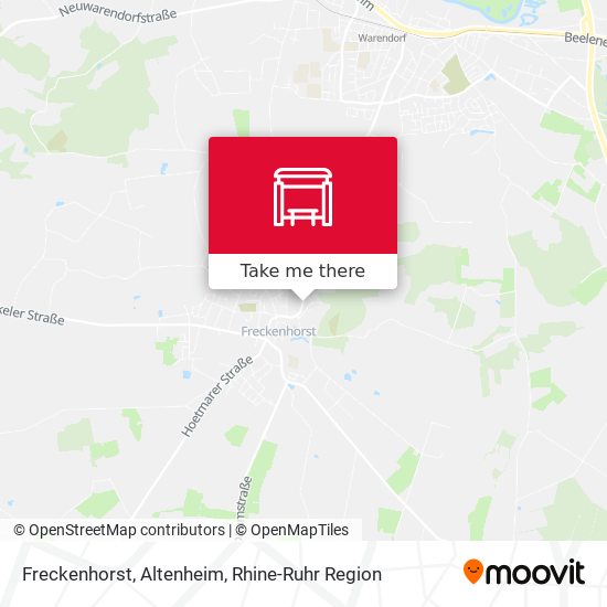 Freckenhorst, Altenheim map