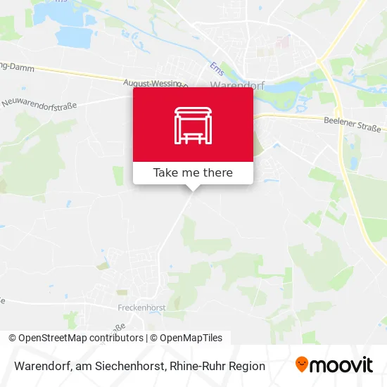 Карта Warendorf, am Siechenhorst