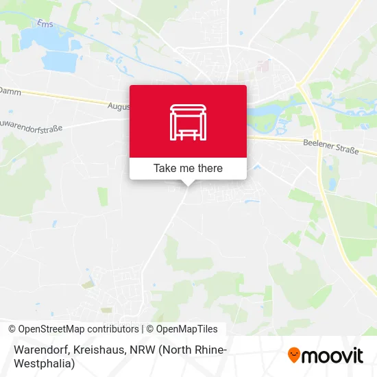 Warendorf, Kreishaus map