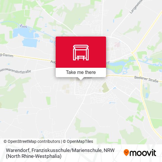 Warendorf, Franziskusschule / Marienschule map
