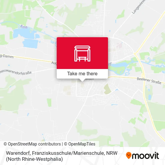 Warendorf, Franziskusschule / Marienschule map