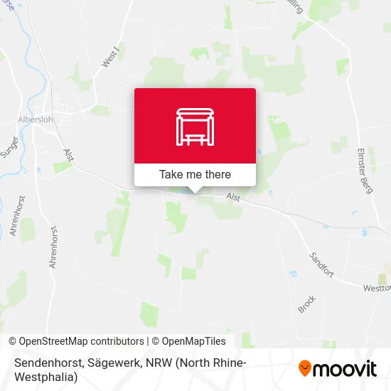 Sendenhorst, Sägewerk map