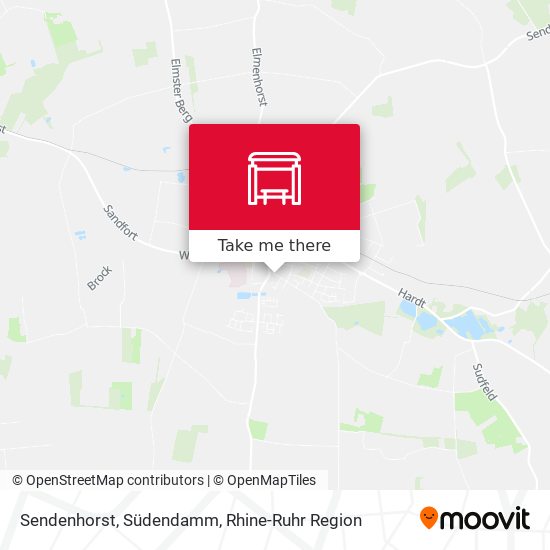 Sendenhorst, Südendamm map