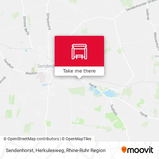 Карта Sendenhorst, Herkulesweg