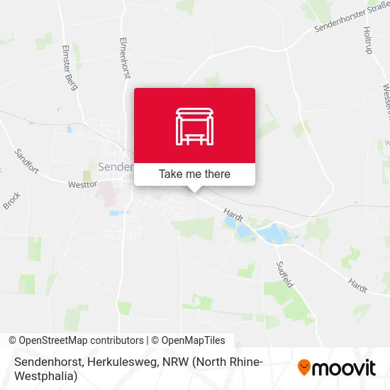 Sendenhorst, Herkulesweg map