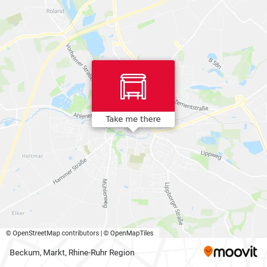 Карта Beckum, Markt