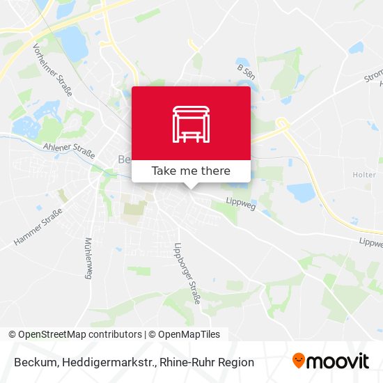 Beckum, Heddigermarkstr. map