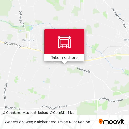 Wadersloh, Weg Knickenberg map