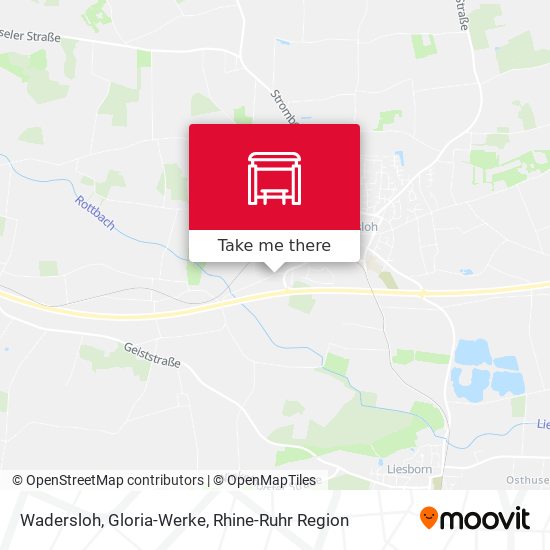 Wadersloh, Gloria-Werke map