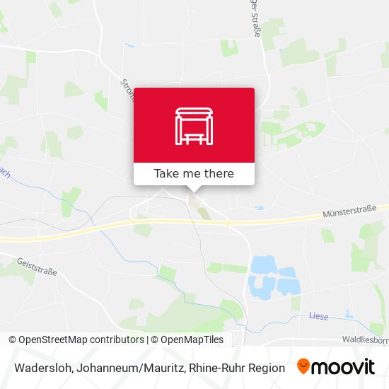 Wadersloh, Johanneum/Mauritz map