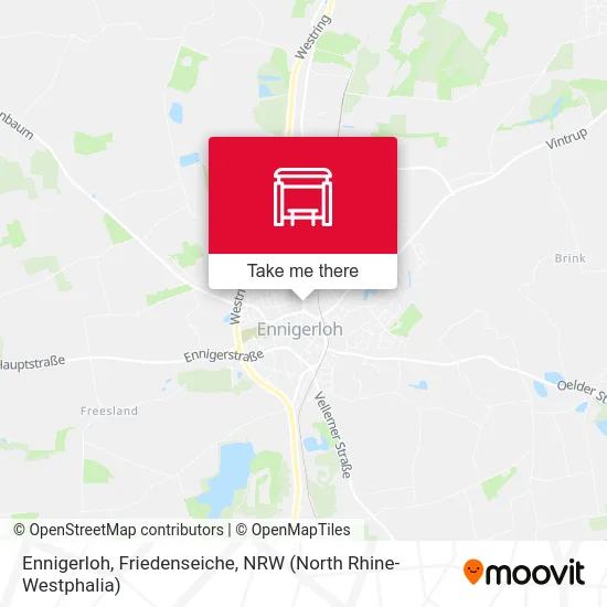 Ennigerloh, Friedenseiche map