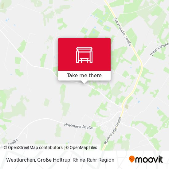 Westkirchen, Große Holtrup map