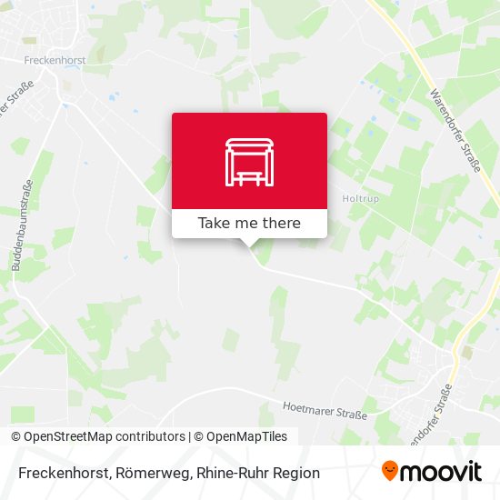 Freckenhorst, Römerweg map