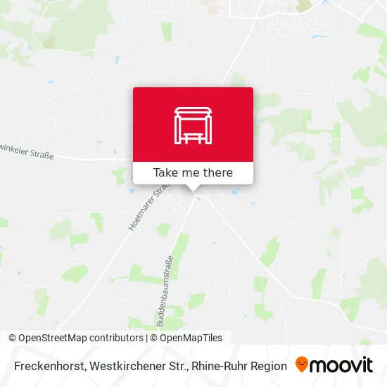 Карта Freckenhorst, Westkirchener Str.