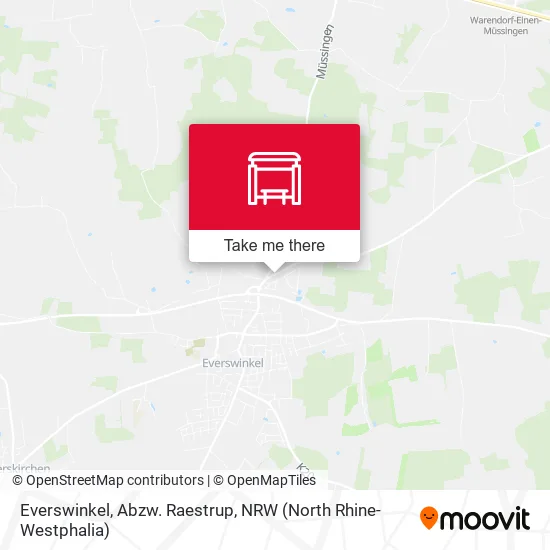 Карта Everswinkel, Abzw. Raestrup
