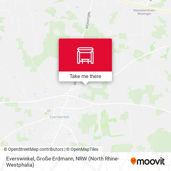 Карта Everswinkel, Große Erdmann