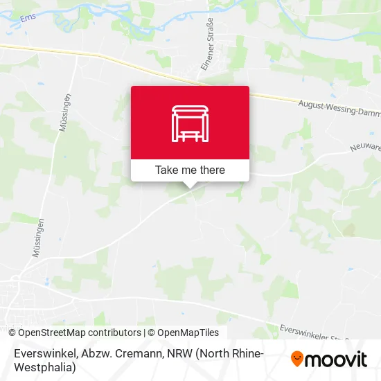 Карта Everswinkel, Abzw. Cremann