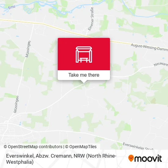 Карта Everswinkel, Abzw. Cremann