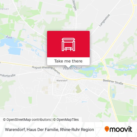 Warendorf, Haus Der Familie map