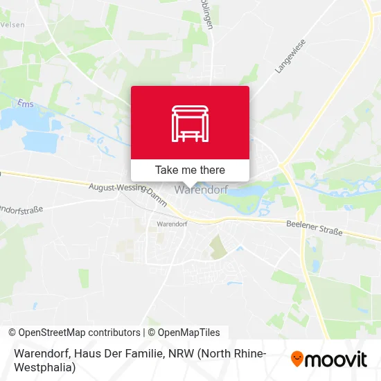 Warendorf, Haus Der Familie map