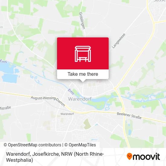 Warendorf, Josefkirche map