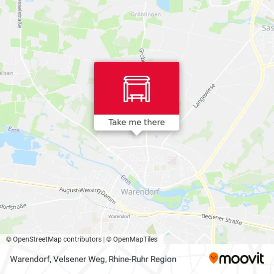 Карта Warendorf, Velsener Weg