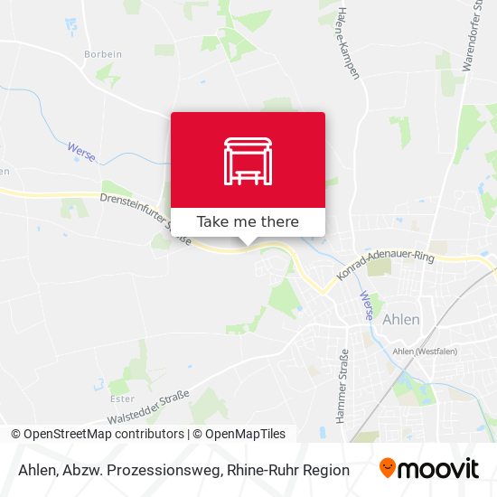 Ahlen, Abzw. Prozessionsweg map