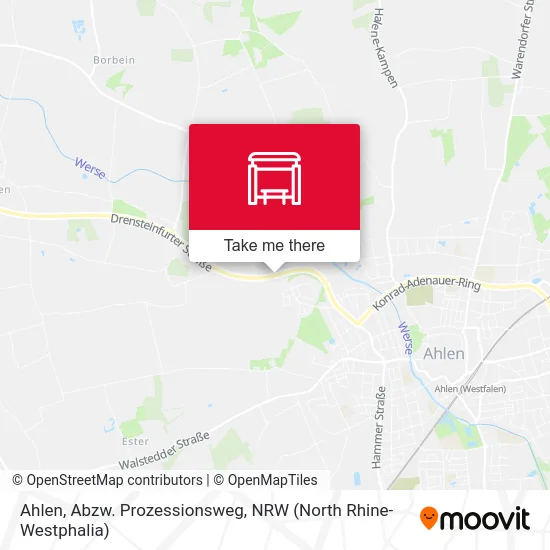 Ahlen, Abzw. Prozessionsweg map