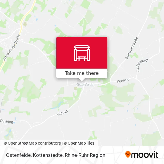 Карта Ostenfelde, Kottenstedte