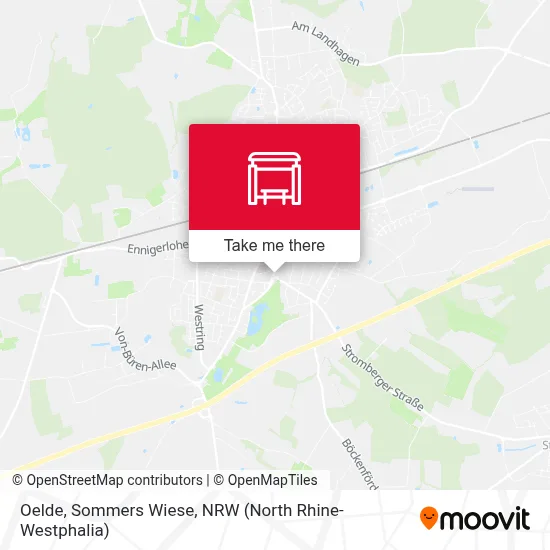 Oelde, Sommers Wiese map