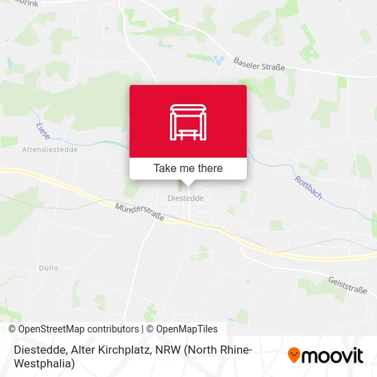 Diestedde, Alter Kirchplatz map